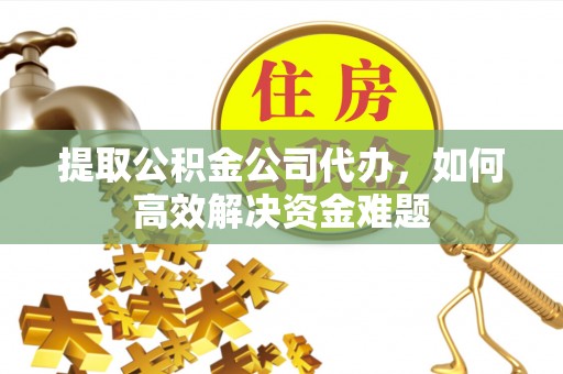 盐湖提取公积金公司代办，如何高效解决资金难题