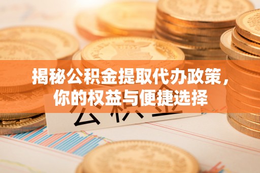 盐湖揭秘公积金提取代办政策，你的权益与便捷选择