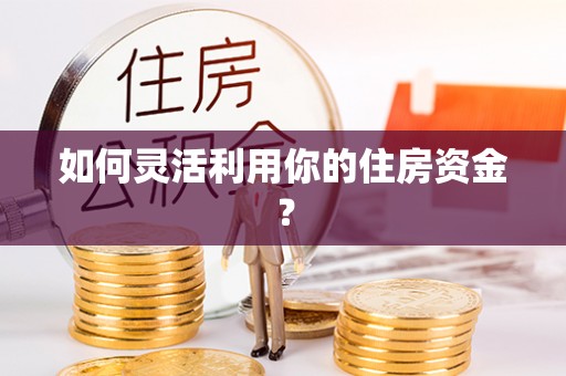 盐湖如何灵活利用你的住房资金？
