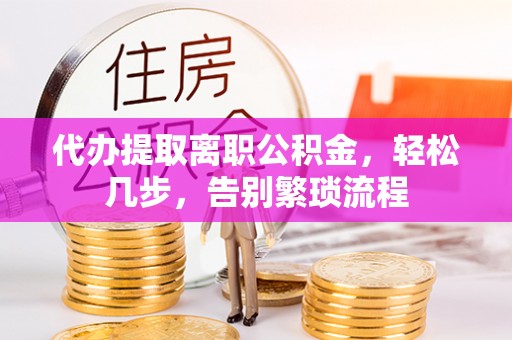 盐湖代办提取离职公积金，轻松几步，告别繁琐流程
