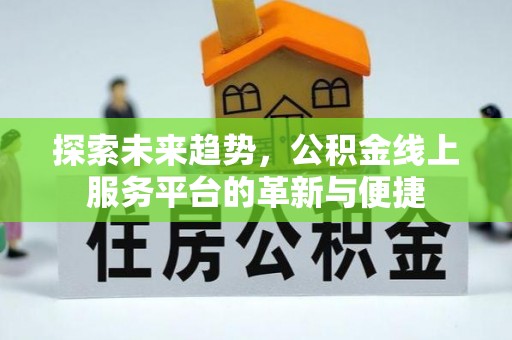 盐湖探索未来趋势，公积金线上服务平台的革新与便捷