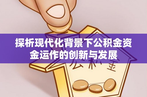 盐湖探析现代化背景下公积金资金运作的创新与发展