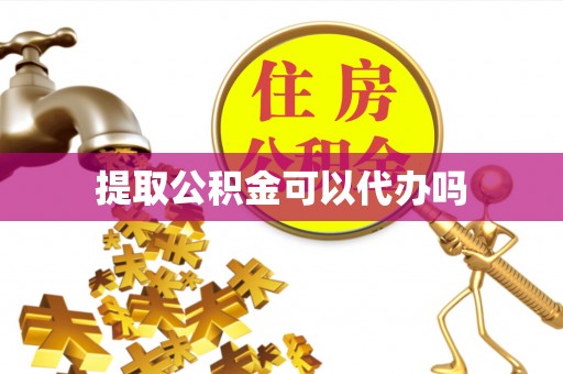 盐湖提取公积金可以代办吗