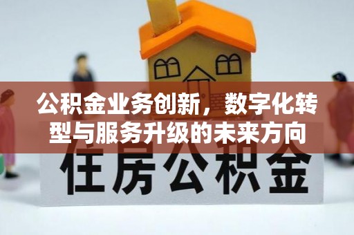 盐湖公积金业务创新，数字化转型与服务升级的未来方向