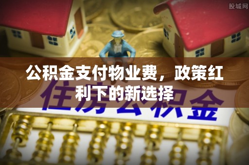 盐湖公积金支付物业费，政策红利下的新选择