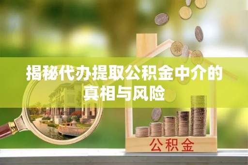 盐湖揭秘代办提取公积金中介的真相与风险