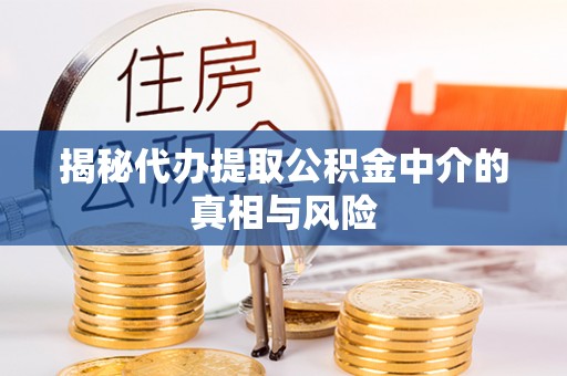 盐湖揭秘代办提取公积金中介的真相与风险