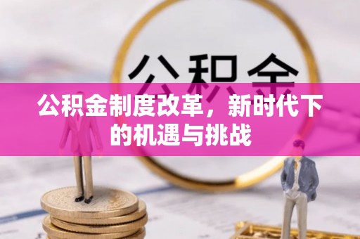 盐湖公积金制度改革，新时代下的机遇与挑战