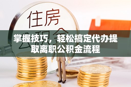 盐湖掌握技巧，轻松搞定代办提取离职公积金流程