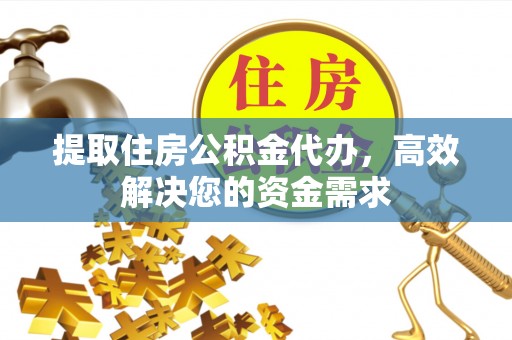 盐湖提取住房公积金代办，高效解决您的资金需求