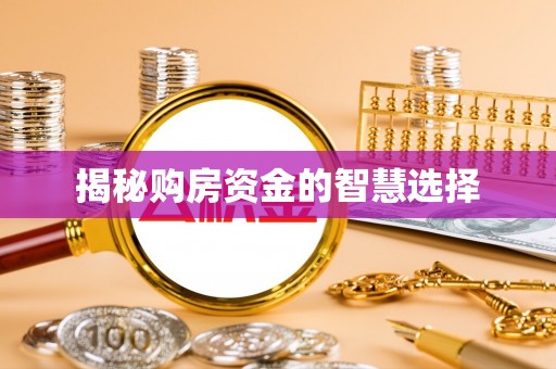 盐湖揭秘购房资金的智慧选择