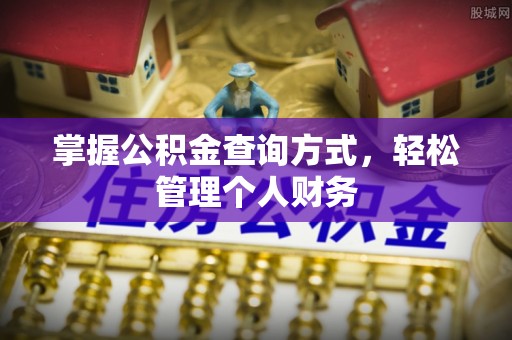 盐湖掌握公积金查询方式，轻松管理个人财务
