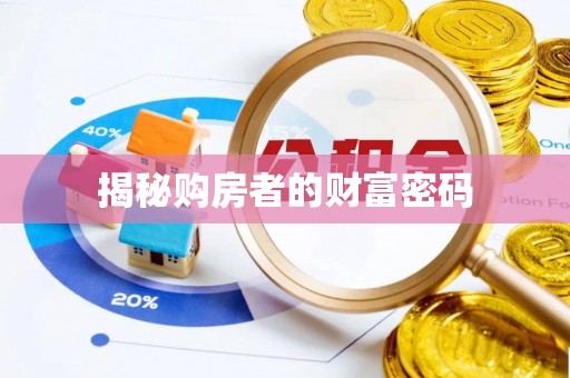 盐湖揭秘购房者的财富密码