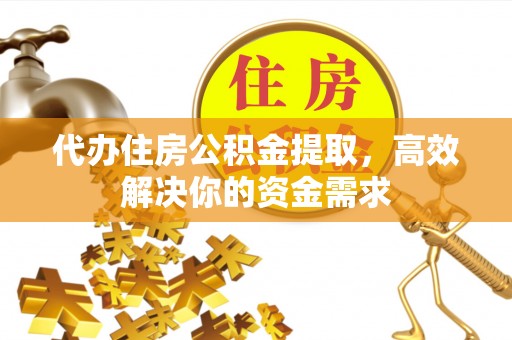 盐湖代办住房公积金提取，高效解决你的资金需求