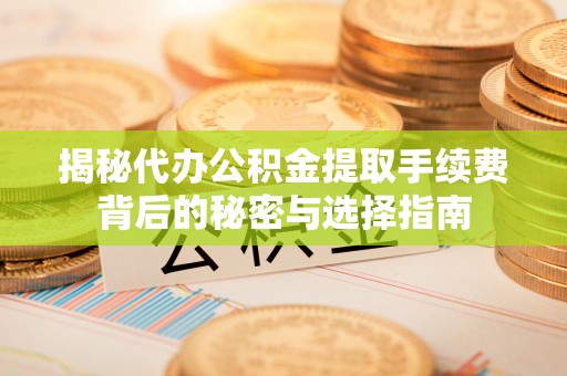 盐湖揭秘代办公积金提取手续费背后的秘密与选择指南