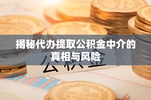 盐湖揭秘代办提取公积金中介的真相与风险