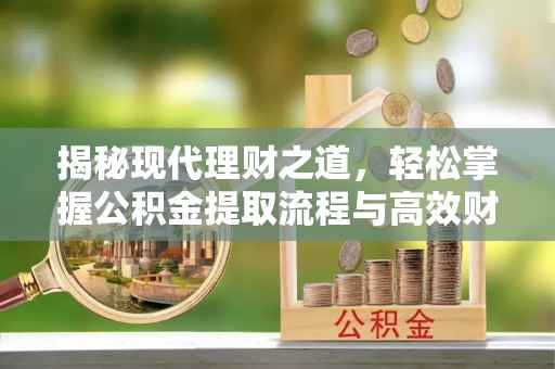 盐湖揭秘现代理财之道，轻松掌握公积金提取流程与高效财务规划