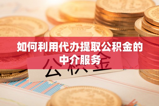 盐湖如何利用代办提取公积金的中介服务