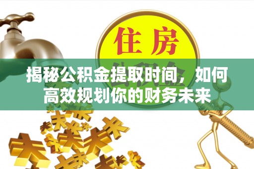 盐湖揭秘公积金提取时间，如何高效规划你的财务未来
