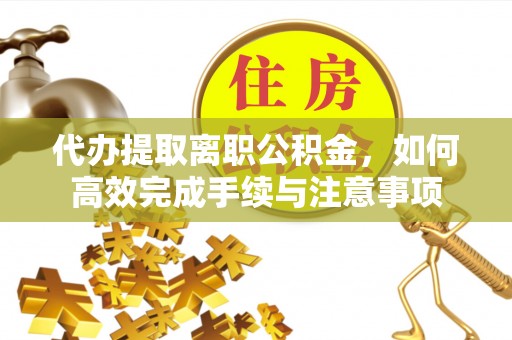 盐湖代办提取离职公积金，如何高效完成手续与注意事项