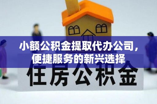 盐湖小额公积金提取代办公司，便捷服务的新兴选择
