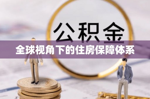 盐湖全球视角下的住房保障体系